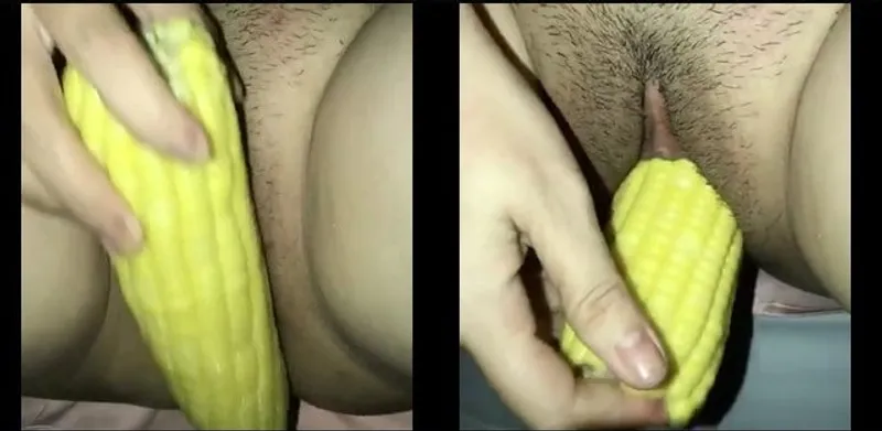 Nứng lồn quá em tự sướng với bắp